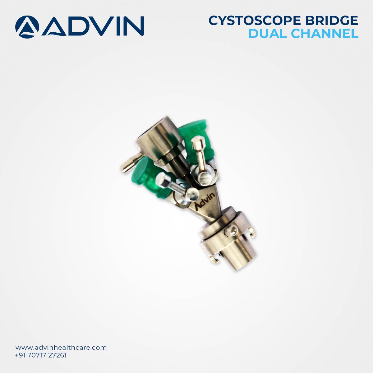 Double Channel Cystoscope Bridge
