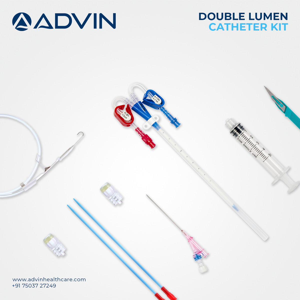 Double Lumen Catheter Kit