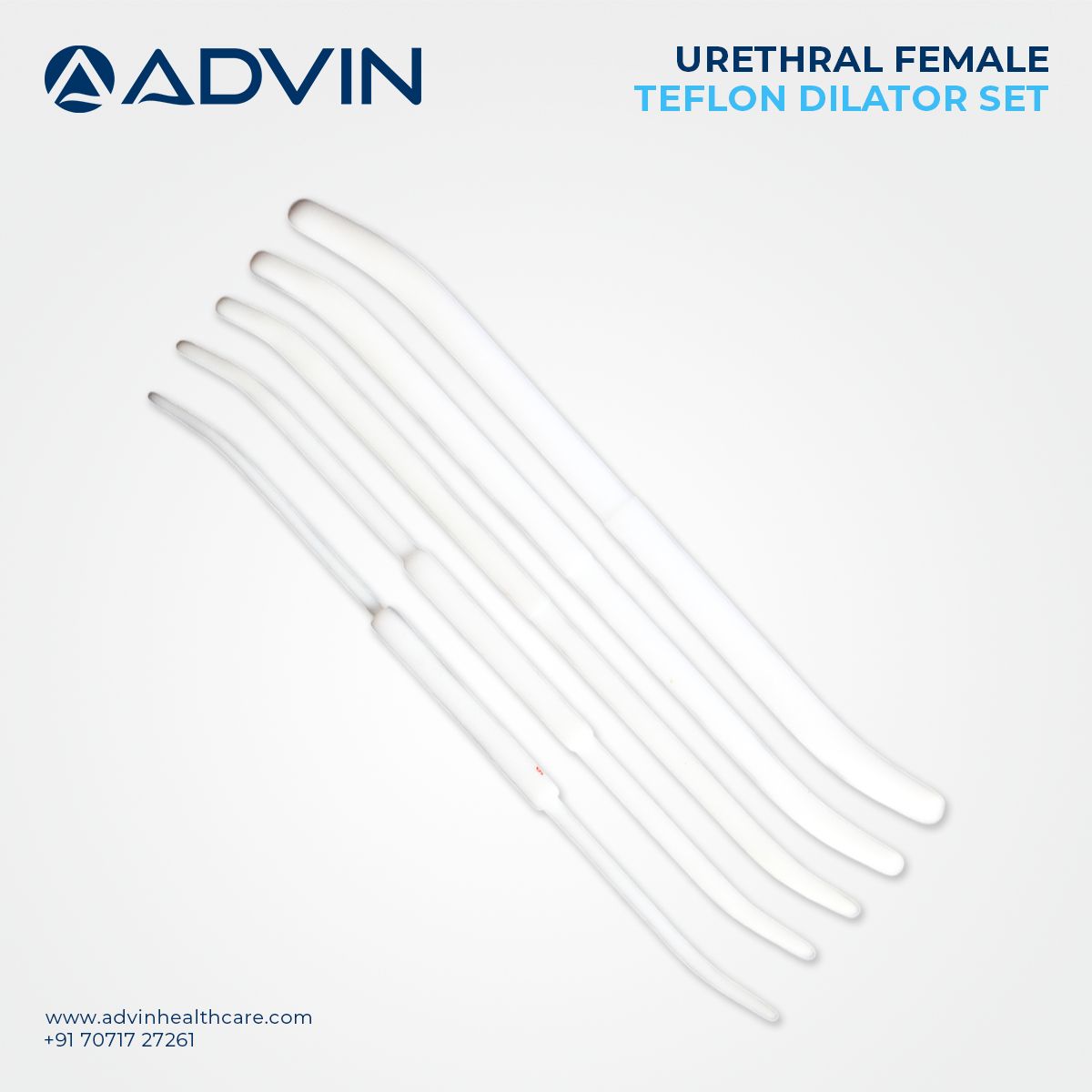 Female Urethral Teflon Dilator SET