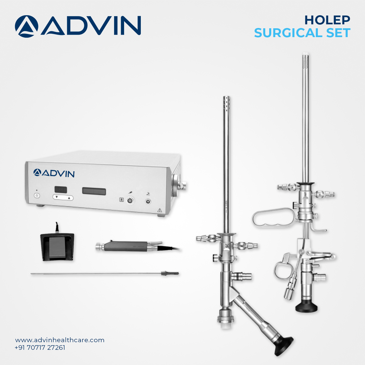 HoLEP Instruments Set
