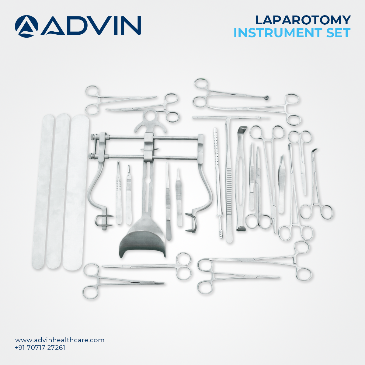 Laparotomy Instrument Set
