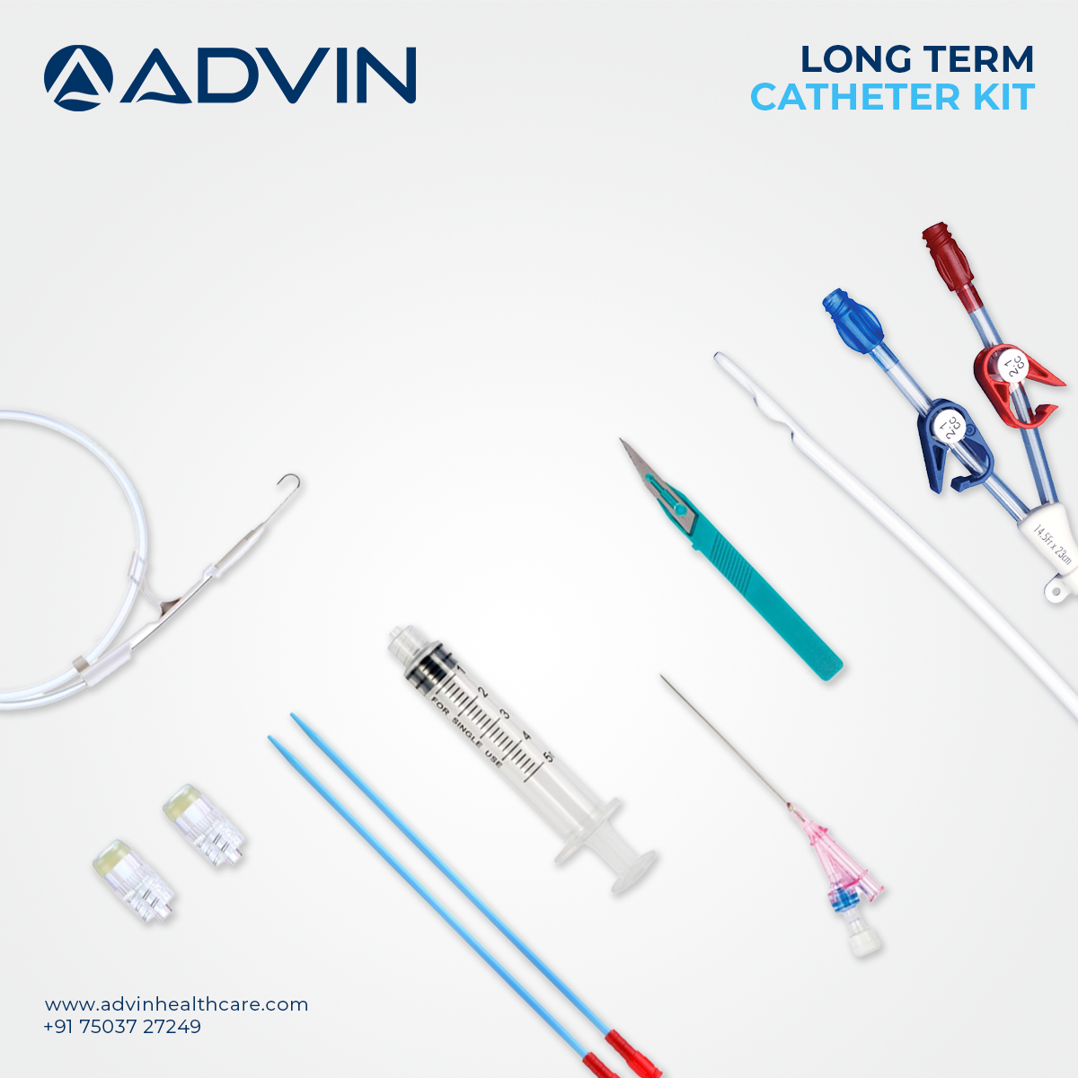 Long Term Hemodialysis Catheter Kit
