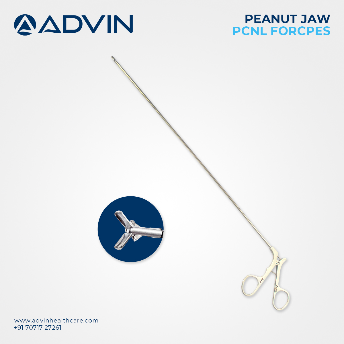 PCNL Peanut Jaw Forceps
