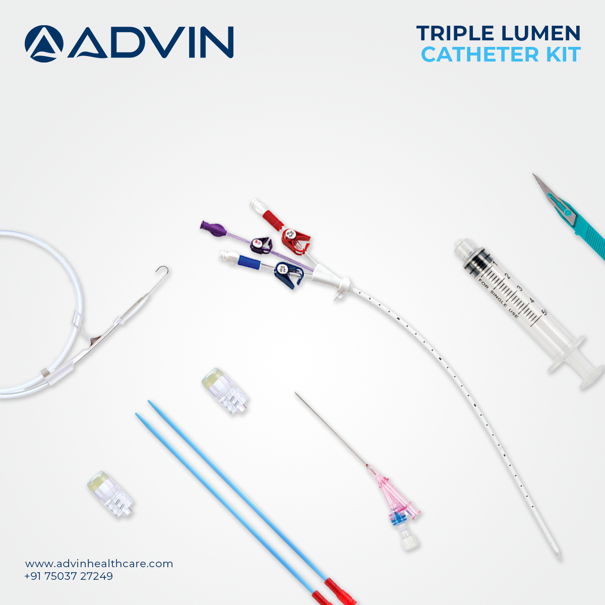 Triple Lumen Catheter Kit