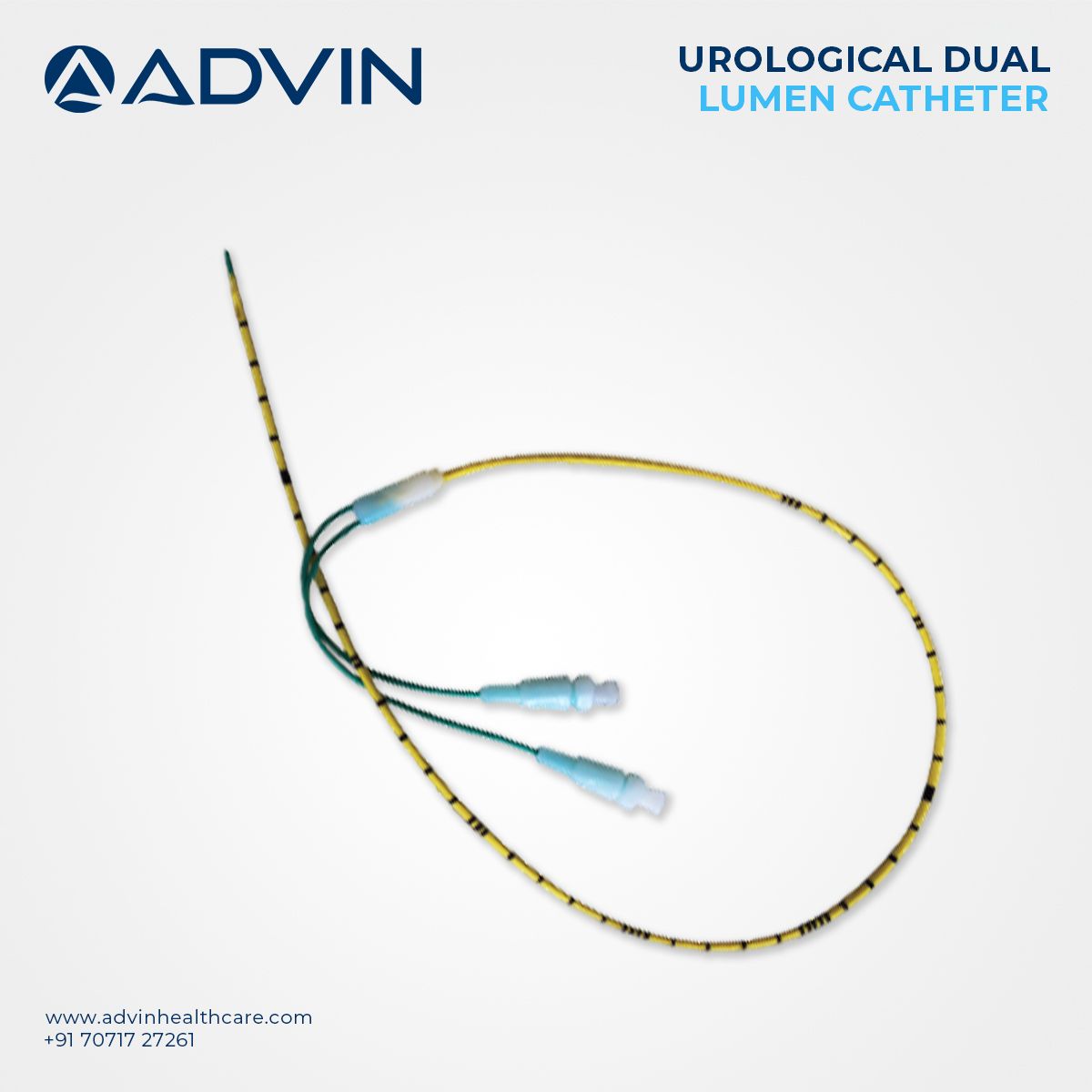 Urology Dual Lumen Catheter
