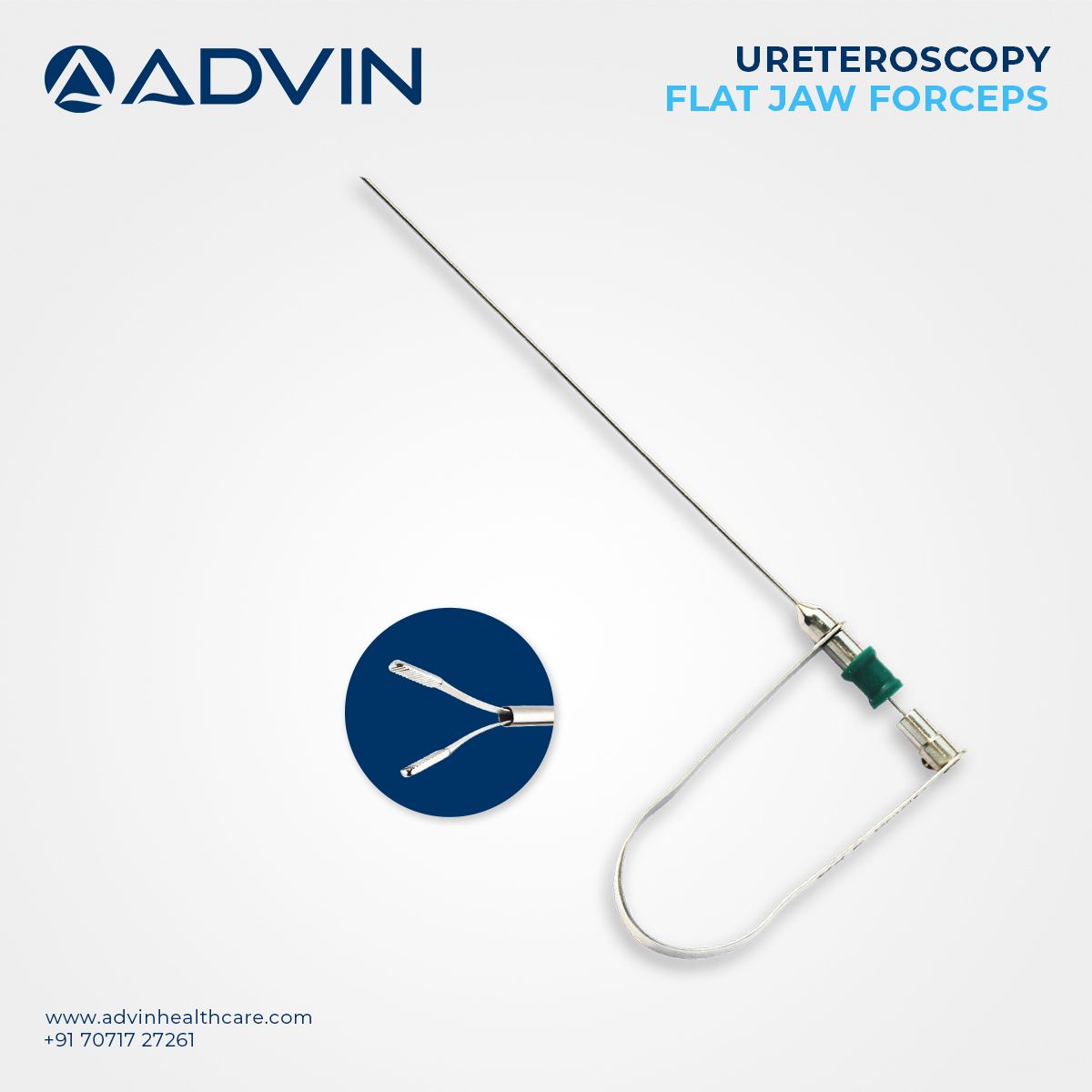 URS Flat Jaw Forceps