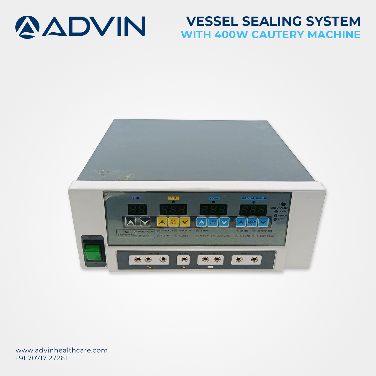 Advin Vessel Sealing System With ESU 400 (Advin Safeseal + ESU)